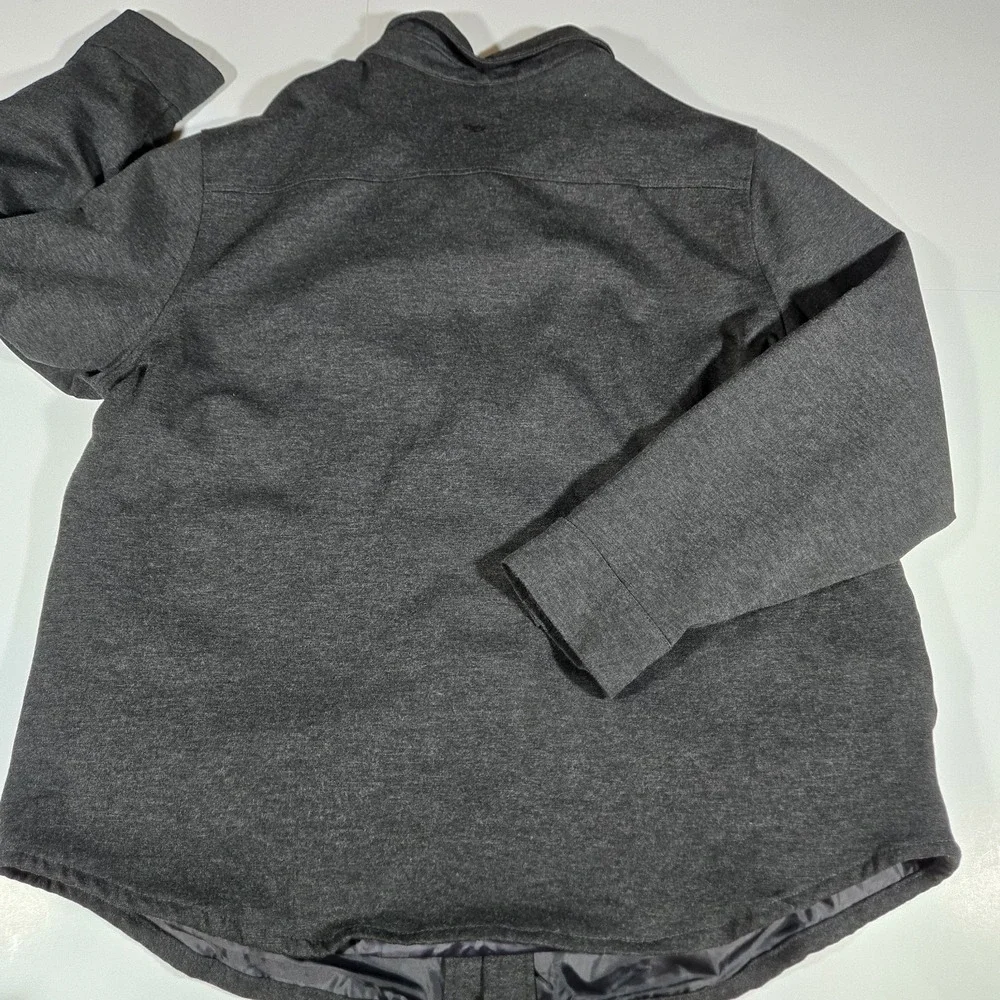 Civil‎ Society Bennett Knit Shirt Jacket, Color Dark Heather Gray, Size XLarge